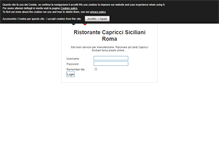 Tablet Screenshot of capriccisiciliani.com